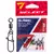 Вертлюжок з застібкою Select Basic Swivel Snap #14 (10 шт / уп), Размер: 15мм, Цвет воблера: Black Nickel, фото 